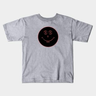 Love Smiley Emoticon Heart Romance Affection Adoration Happiness Infatuation Joy Passion Devotion Emoji Sentiment Amour Kids T-Shirt